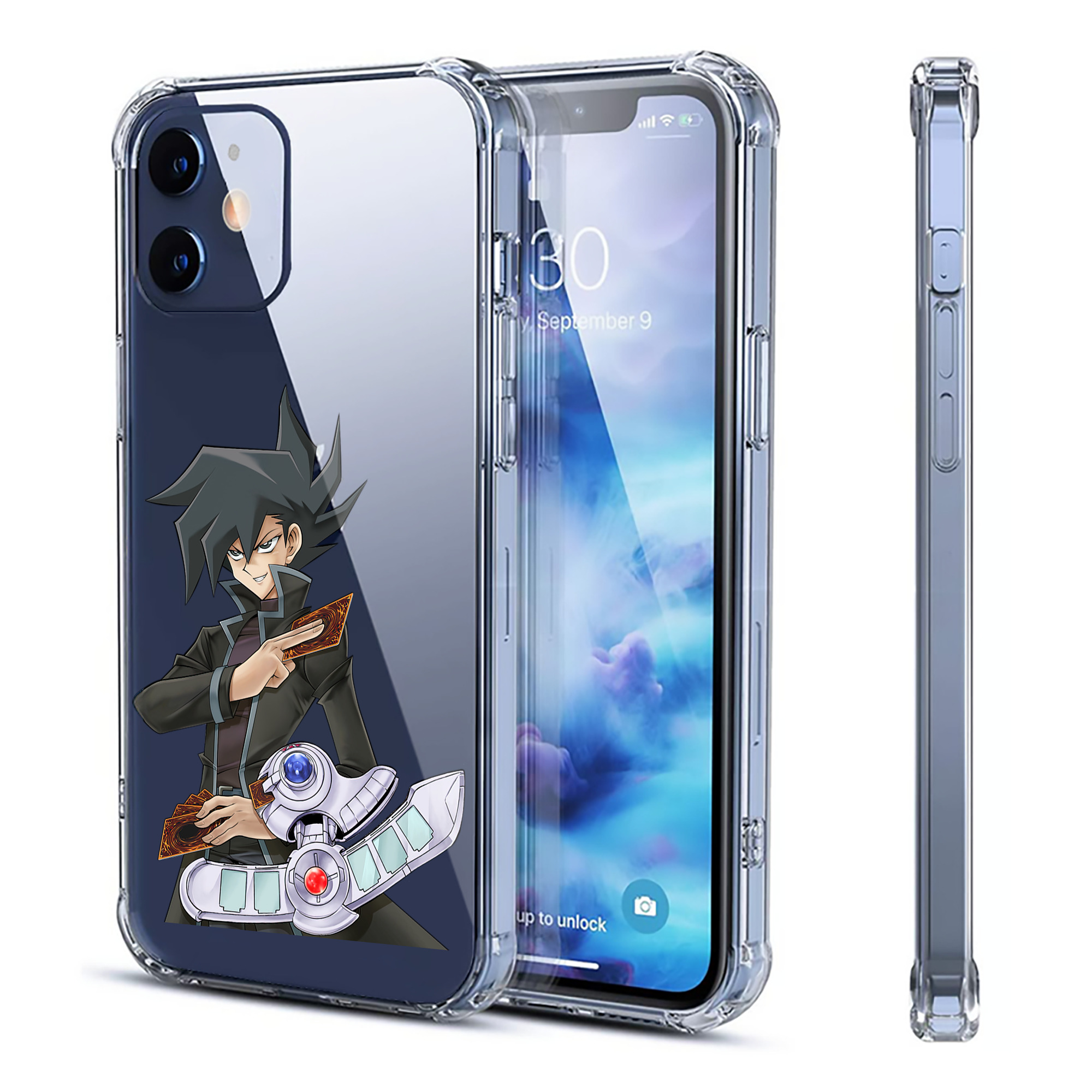 （画像用） 遊☆戯☆王 Yu-Gi-Oh! 【iPhone 12シリーズ対応】透明スマホケース（クリアソフトケース）